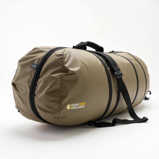 The Islander Foldable Kayak packed in its carrying case